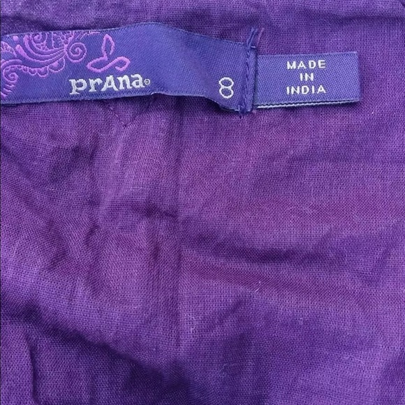 Prana purple linen lace maxi skirt 8 - Picture 3 of 3